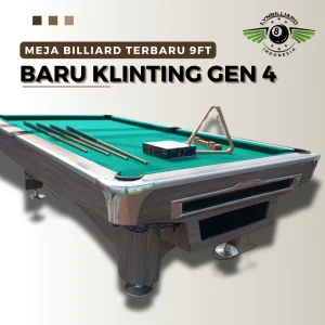 Meja Billiard Baruklinting Gen 4 Tipe Terbaru