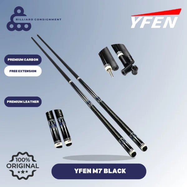 Stick Billiard Carbon YFEN M7 Carbon 100% ORIGINAL